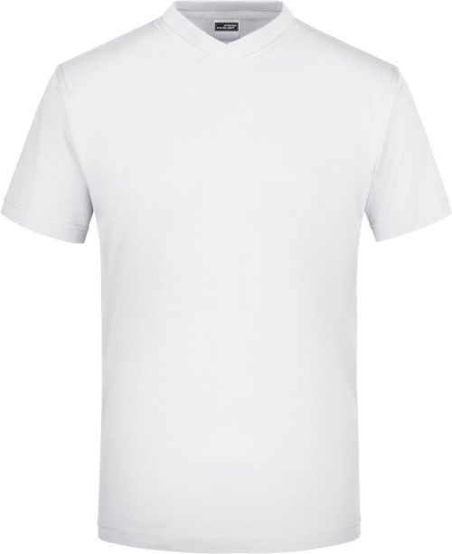 V-Ausschnitt T-Shirt JN 03 – Daiber in White