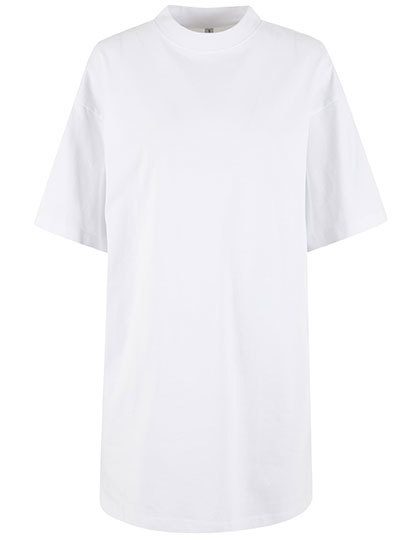 Ladies Heavy Oversized Tee Dress – New Morning Studios in White