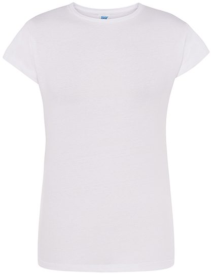 Ladies´ Regular Comfort T-Shirt – JHK in White