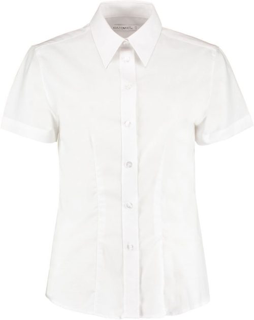 Workwear Oxford Bluse kurzarm KK 360 (26-28) – Kustom Kit in White
