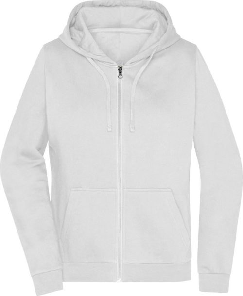 Damen Kapuzen Sweatjacke JN 755 – Daiber in White