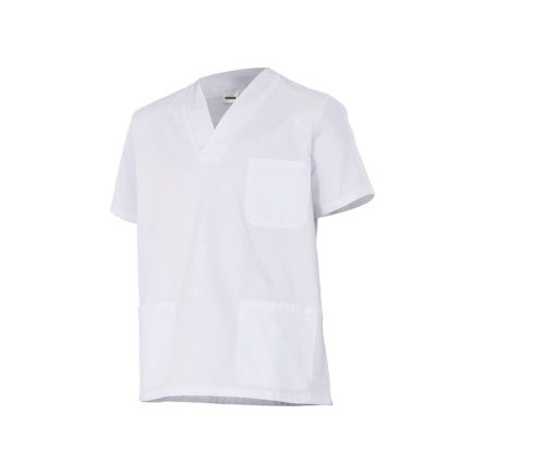 Short-Sleeve Cotton Shirt 535205 – Velilla in White