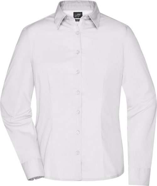 Popeline Business Bluse langarm JN 641 – Daiber in White