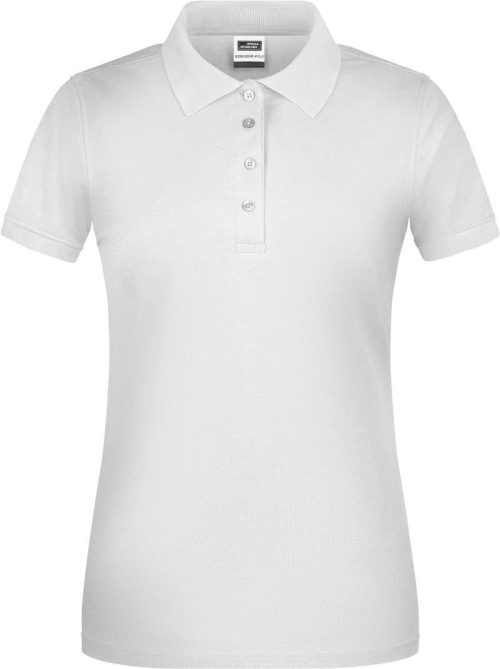Damen Bio Piqué Workwear Polo JN 873 – Daiber in White