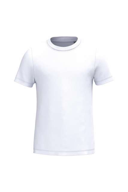 Kids' Bio150ic Crew Neck T-Shirt – Kariban in White