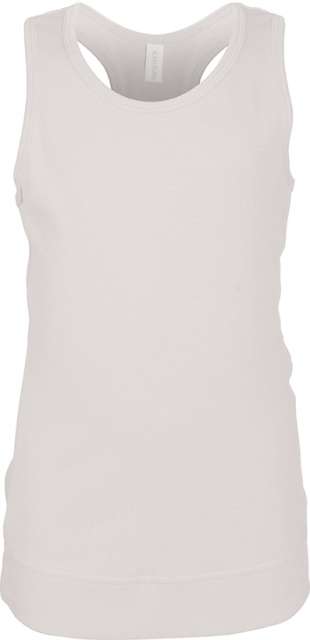 Girls' Vest – Kariban in White