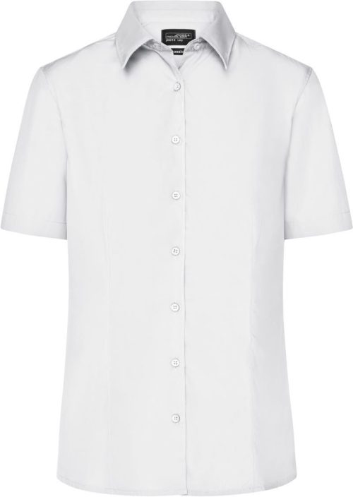 Popeline Business Bluse kurzarm JN 643 – Daiber in White