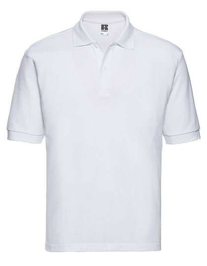Men's Classic Polycotton Polo – Russell Athletic in White