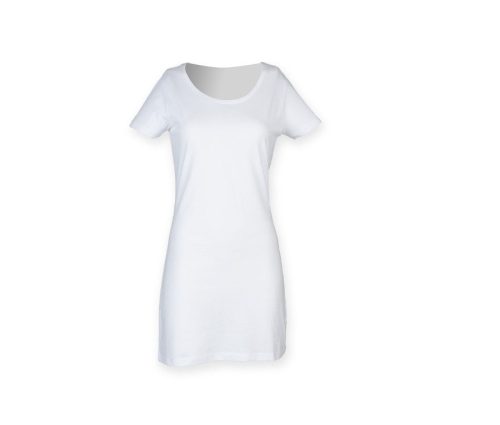 Women´s T-Shirt Dress – SF Clothing in White