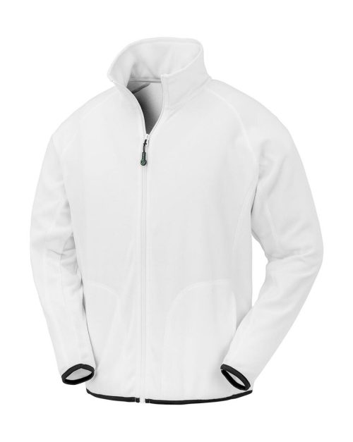 Recycled Microfleece Jacket – Result Recycled in White