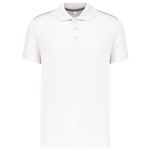 Kurzarm Herren Polo Quick Dry PA480 – Proact in White