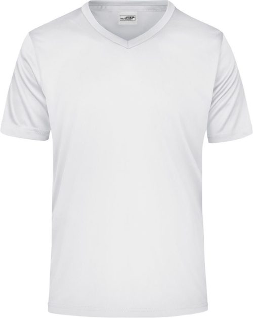 Herren V-Ausschnitt Sport T-Shirt JN 736 – Daiber in White