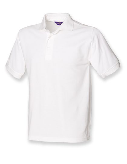 Men´s 65/35 Classic Piqué Polo Shirt – Henbury in White