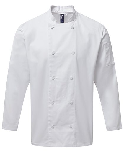Chef´s Long Sleeve Coolchecker® Jacket – Premier Workwear in White