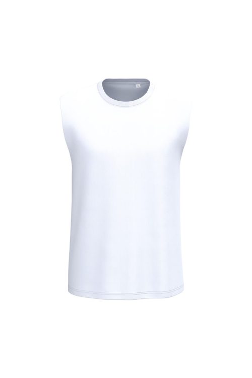 Unisex Tank Top T-shirt PA479 – Proact in White