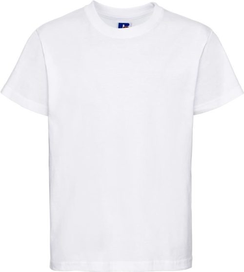 Schweres Kinder T-Shirt "Authentic" 180B – Russell Athletic in White