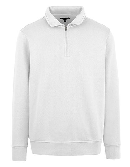 Unisex Premium Zip-Sweatshirt – HRM in White