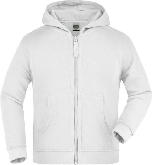 Kinder Kapuzen Sweatjacke JN 59K – Daiber in White