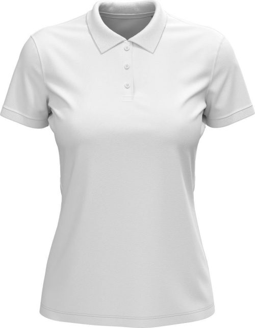 Damen Piqué Polo "Lux" Lux Polo Women – Stedman in White