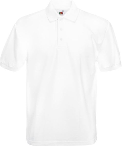 Schweres Piqué Polo Heavy 65/35 Pique Polo – Fruit of the Loom in White