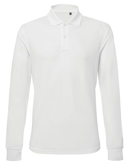 Men´s Classic Fit Long Sleeved Polo – Asquith & Fox in White