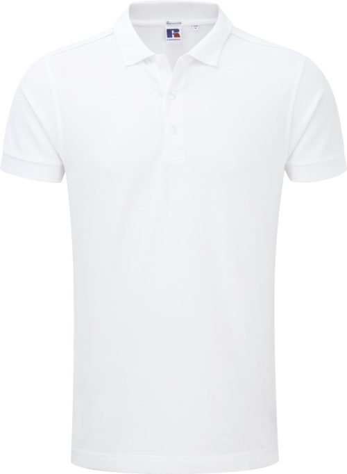 Stretch Polo für Herren R-566M-0 – Russell in White