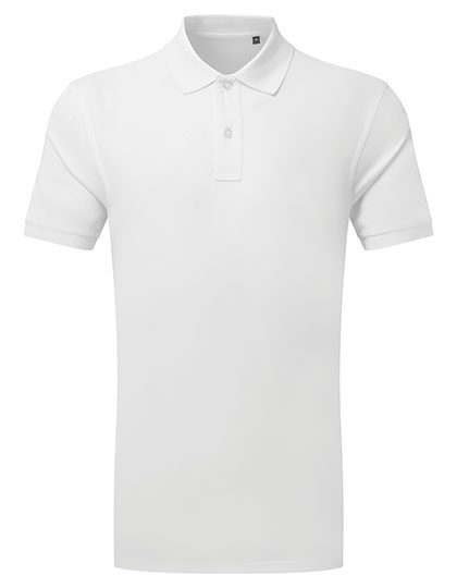 Men´s Recycled Polyester Performance Polo – Asquith & Fox in White