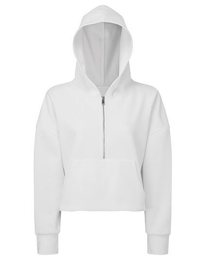 Women´s Half Zip Hoodie – TriDri® in White