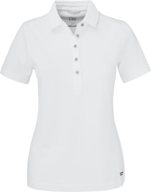 Damen Piqué Polo Advantage Polo Women – Cutter & Buck in White
