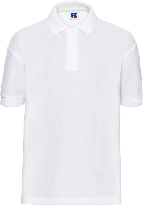 Kinder Piqué Polo 539B – Russell Athletic in White