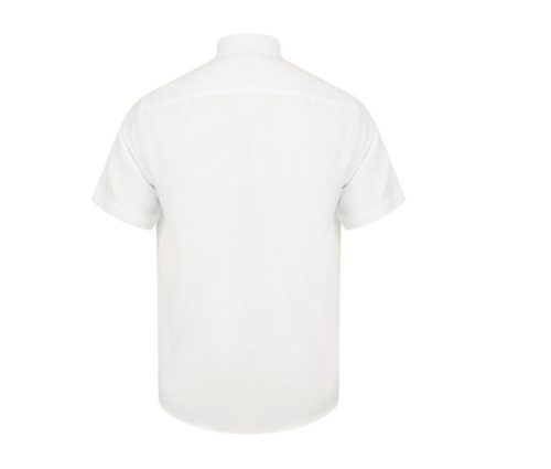 Men´s Wicking Short Sleeve Shirt – Henbury in White