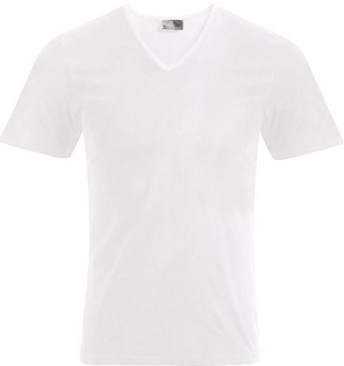 Herren Slim Fit V-Ausschnitt T-Shirt 3082 – Promodoro in White