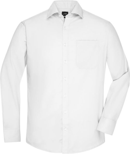 Micro-Twill Hemd langarm JN 682 – Daiber in White