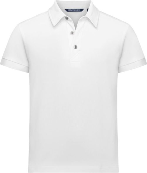 Kinder Funktions Polo Virtue Polo Solid Junior – Cutter & Buck in White
