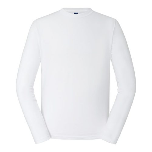 T-Shirt Klassik mit langen Ärmeln R-180L-0 – Russell in White
