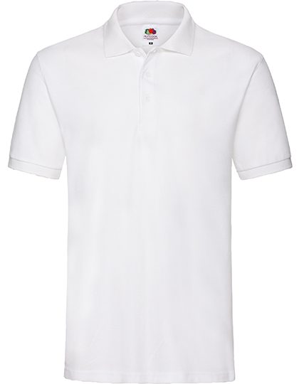 Premium Polo – Fruit of the Loom in White