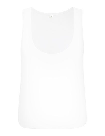 Women’s Crop Vest – Mantis in White