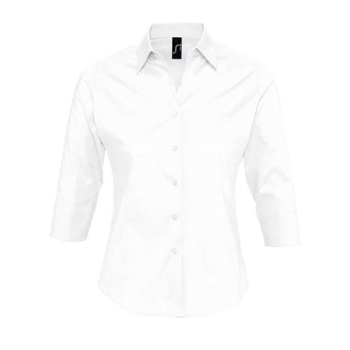 Sol's Effect - 3/4 Sleeve Stretch Women's Shirt – SOL'S in White
