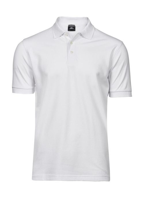 Men´s Luxury Stretch Polo – Tee Jays in White