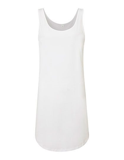 Women’s Curved Vest Dress – Mantis in White