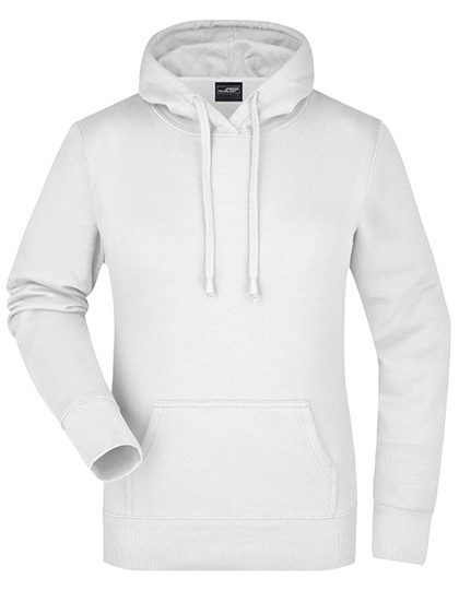 Ladies´ Hooded Sweat – Daiber in White