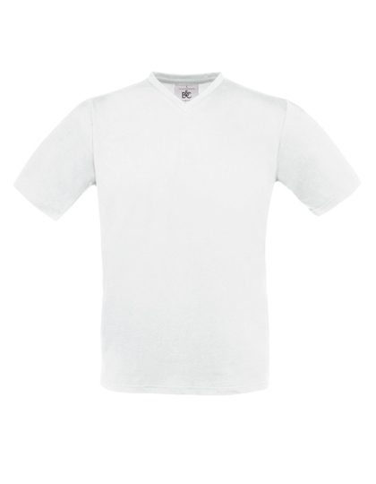 T-Shirt Exact V-Neck – B&C BE INSPIRED in White