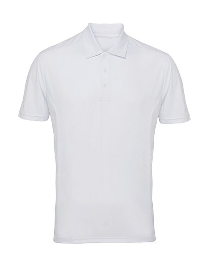 Men´s Panelled Polo – TriDri® in White