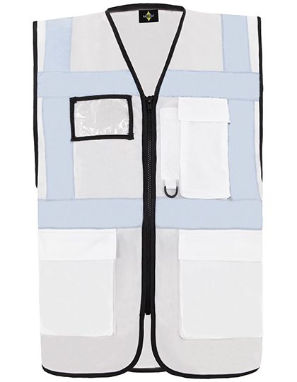 Comfort Executive Safety Vest "hamburg" - Multifunctional With Pockets – Korntex in White