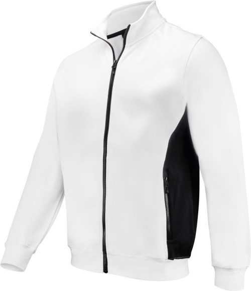 Schwere Doubleface Workwear Sweatjacke 2129 Sweatshirt Full Zip – ProJob in White