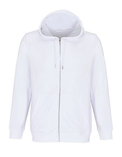 Unisex Full-Zip Hoodie Calipso – SOL´S in White