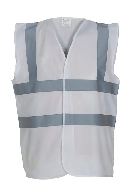 Fluo 2 Band+Brace Waistcoat HVW100P – Yoko in White