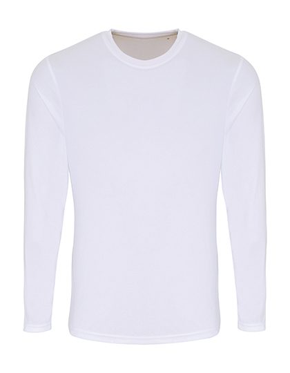 Men´s Long Sleeve Performance T-Shirt – TriDri® in White