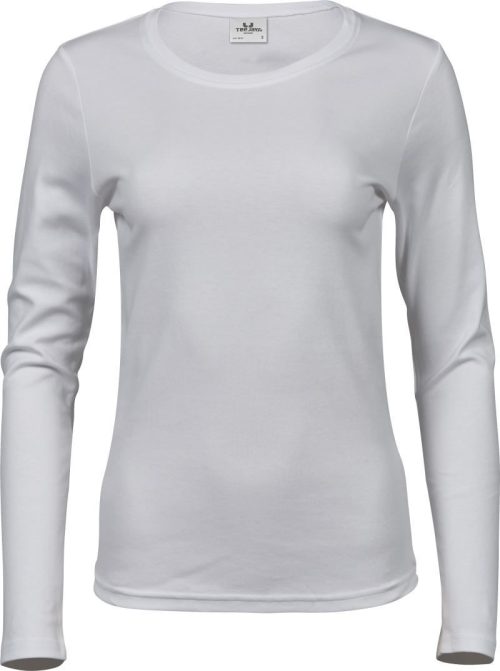 Damen Interlock T-Shirt langarm TJ 590 – Tee Jays in White