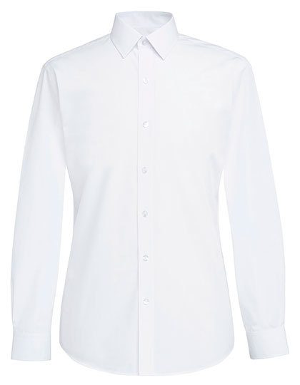 Men´s Slim Fit Shirt Vulcan Longsleeve – Brook Taverner in White